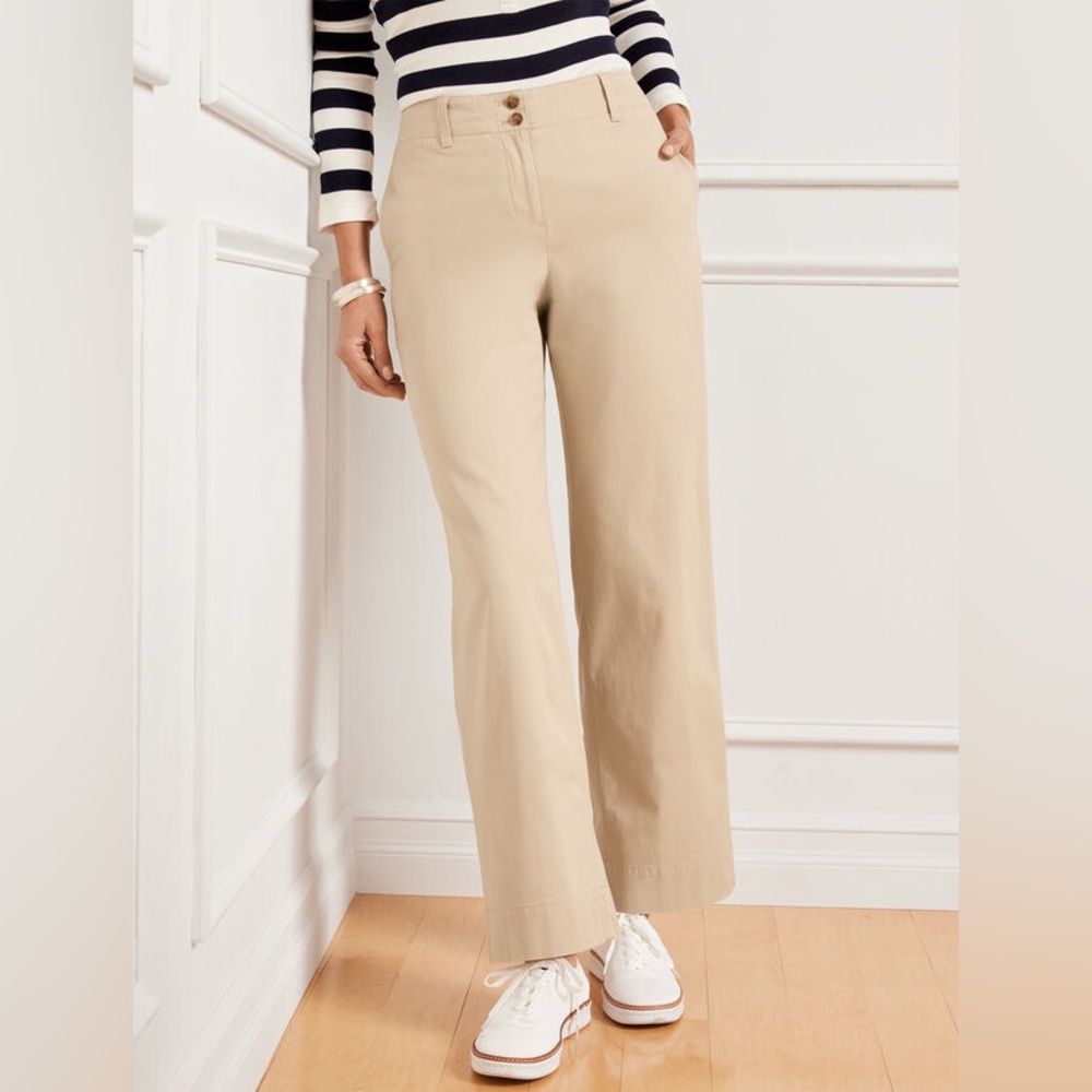 Talbots New England Tan Chino, 10P, NWT